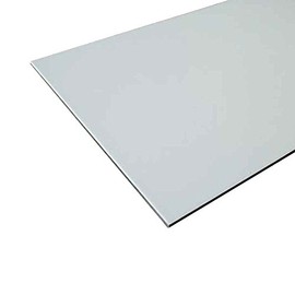 Aluminum Composite Sign Panel Sheet 1/8" X 24" X 48" - White