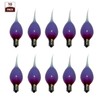 Royal Designs, Inc. Transparent Silicone Dipped Filament LED Bulb, 1-Watt