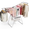 APEXCHASER Clothes Drying Rack, Drying Rack Clothing with Height-Adjustable, Foldable
