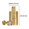 TRUPER PLOM-4L Brass Plumb Bobs w/ Center 21 Oz (582