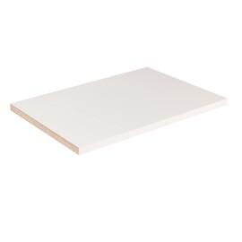 Cabinet Shelves Melamine 3/4'' Thick, Custom, Cut to Size. (18'' Depth x 9'' Length)