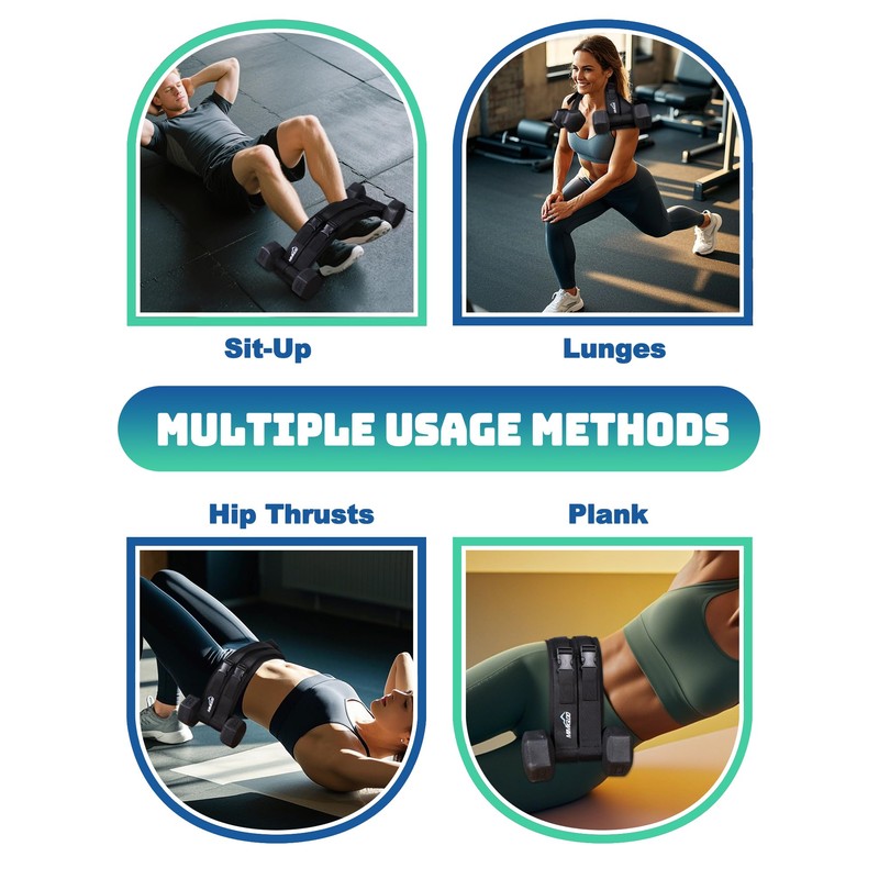 Hip Thrust Belt, Wider and Thicker Hip Bridge Belt, for