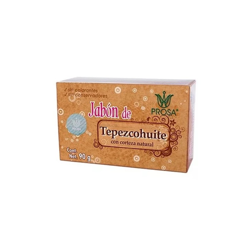 Prosa Jabon Prosa Tepezcohuite Orgánico Sin Colores Artificiales