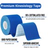 Kinesiology Tape 5CM*5M, Cotton Elastic Athletic Tape Uncut, JOMWEN Latex