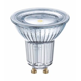 OSRAM LED Reflector lamp | Base: GU10 | Warm White | 3000 K | 6.90 W | Replacement for 80 W Reflector lamp | not Relevant | PARATHOM PAR16 [Energy Efficiency Class A+]
