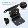 30 Pack (15 Pairs) 3/8 Inch Insert Kitchen Cabinet Hinges,