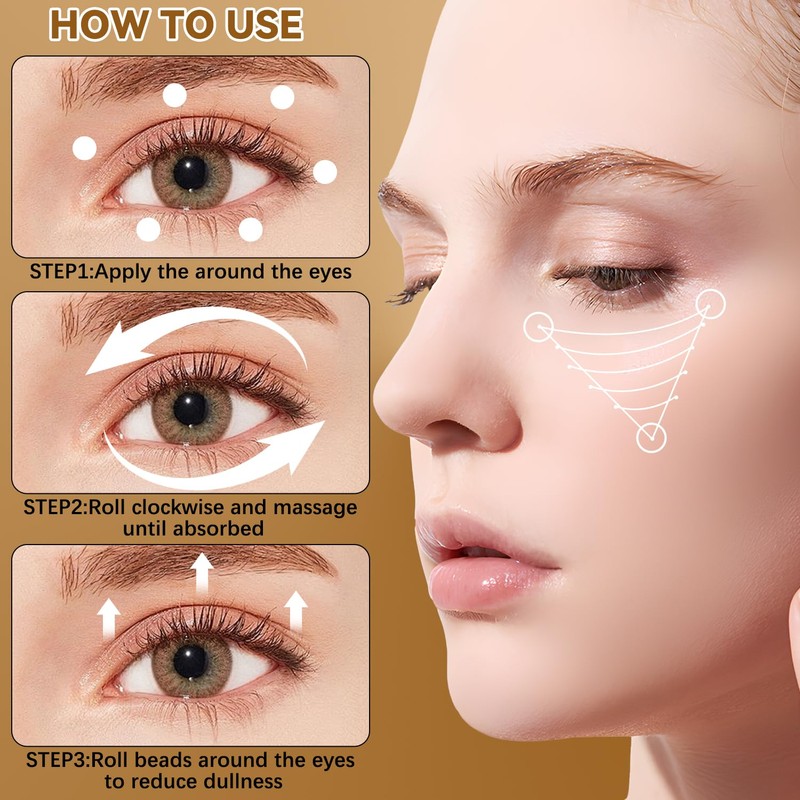 2PCS Eye Roller,Oil and Frankincense Eye Roller, For Eyes, Bags