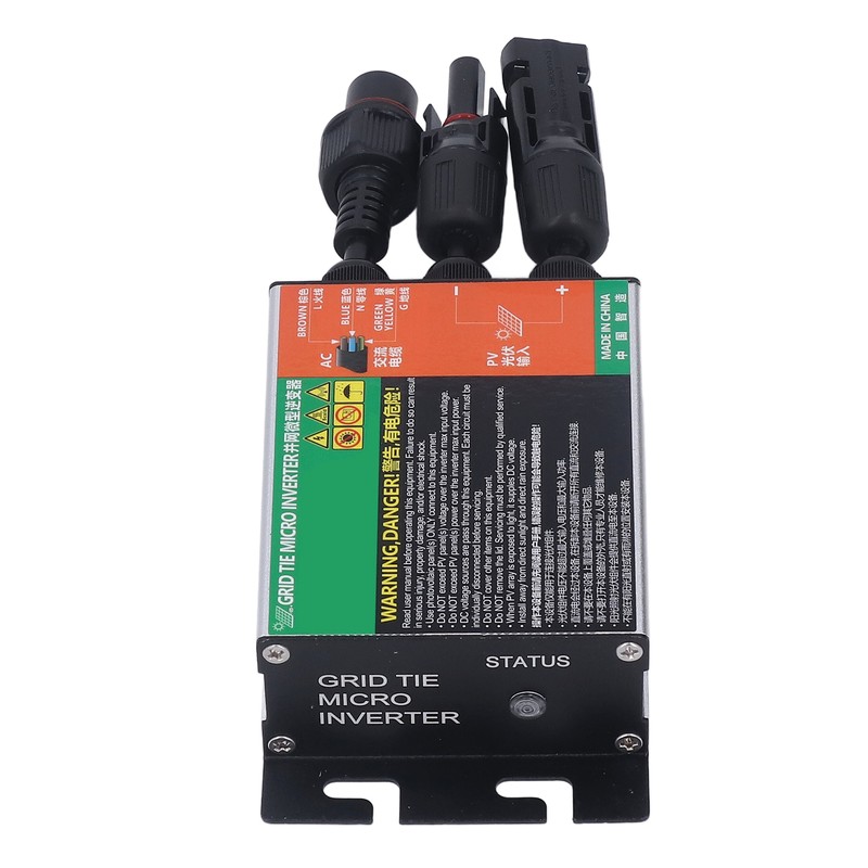 MPPT Solar Grid Tie Inverter Pure Sine Waving Aluminium Alloy