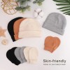 Gorro For Recién Nacido Con Manopla Antiarañazos, Unisex,