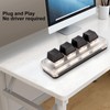 Programmable Macro Keyboard, Mechanical Gaming Macro Keyboard with Customized Knobs,