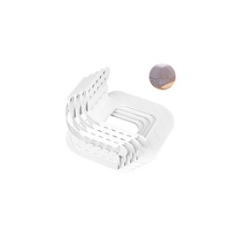 4 Pcs Bed Sheet Holder With Lock Strips 5-Level Adjustable Height Sheet Fasteners for 8cm-30cm Mattresses Removable Plastic Sheet Holders for Home Hotel Hospital Keeping Sheets Tight & Wrinkle (White)