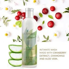 L’EUDINE Feminine Care Body Wash 6.7Fl Oz – pH Balancing Feminine Wash with Chamomile, Aloe Vera – Intimate Wash Women and Men for Daily Freshness – Gentle and Comforting