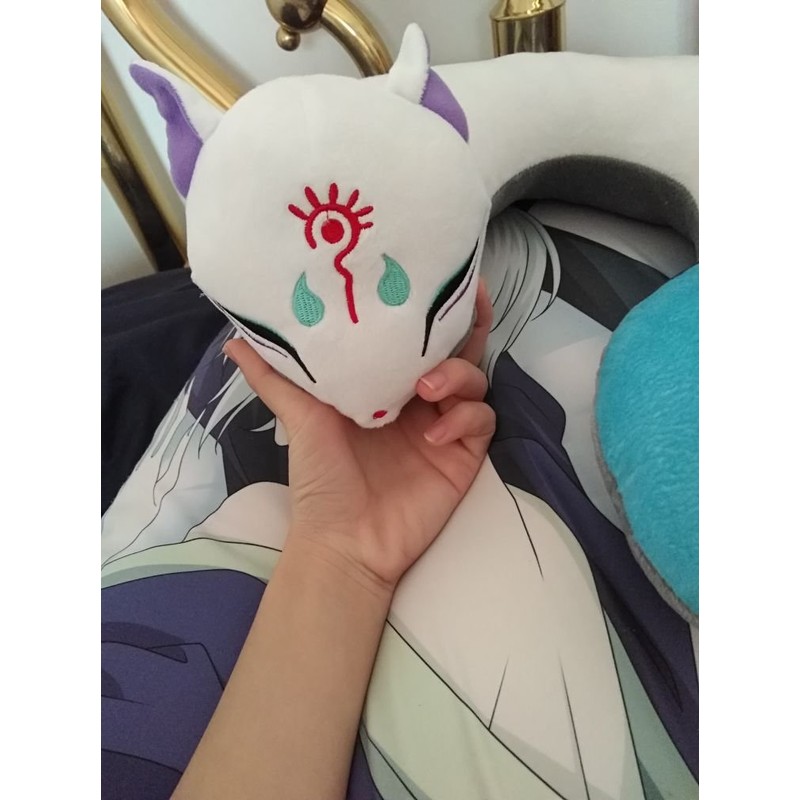 YS Travel Anime Neck Pillows, Fox Plush U-Shape Animal Neck