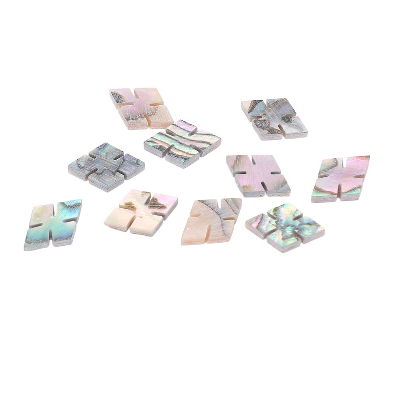 10 Pcs Guitar Fingerboard Inlay Abalone Shell Exquisite Beautiful Fretboard