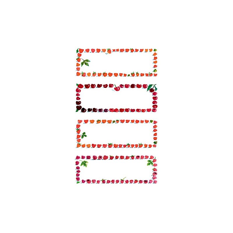 AVERY Zweckform 59693 Jam Labels Fruit Frame (Removable) 12 Stickers