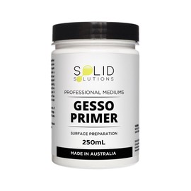 Solid Solutions Acrylic Gesso Primer | White 250ml