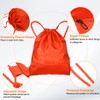 sourcing map Drawstring Backpack Bag 16.5" x 19.3" Oxford Cloth