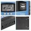 100A MPPT Solar Panel Charging Controller, 12V/24V Auto Solar Battery