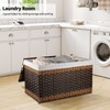 OIAHOMY Storage Basket with Lid, 42.3 Gallon (160L) Blanket Basket