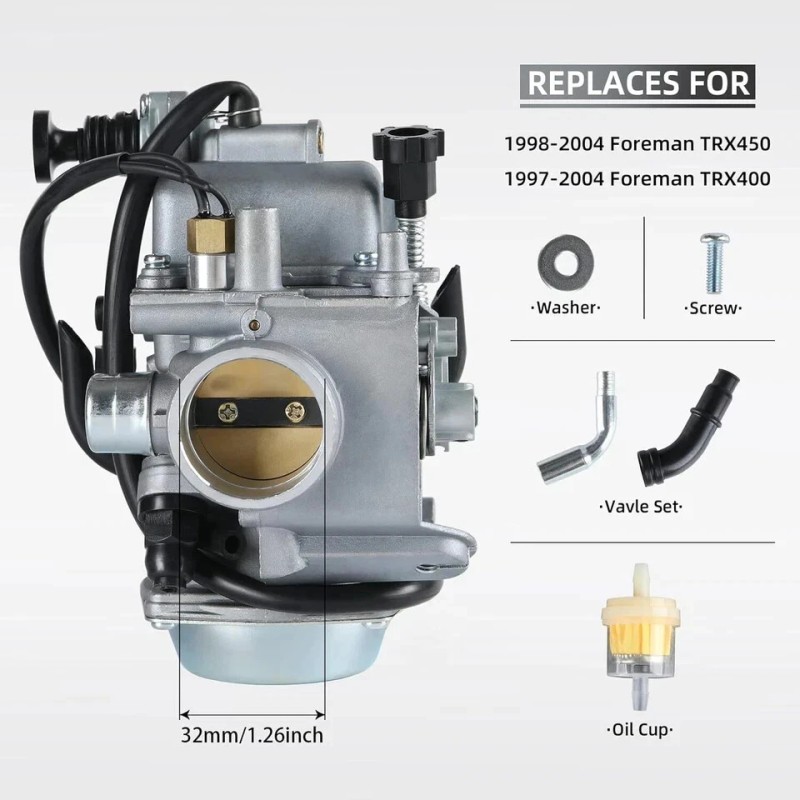 No Brand FourTrax 300 Carburetor for Honda TRX300 TRX350 Carb,Rancher
