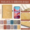 Kosiz 24 Pcs/12 Set Positive Affirmation Gifts Gratitude Spiral Notebooks