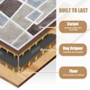 Alluring Non-Slip Mat for Carpet, Pack of 16, Washable and