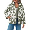 Tankaneo Womens Quilted Puffer Jacket Patchwork Lightweight Padded Puffy Down