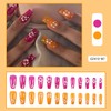 Press on Nails Medium Square Shaped Acrylic Glossy Full Cover
