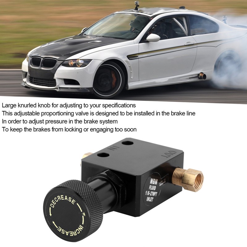Universal Brake Proportional Valve Adjustable In Line Disc Drum Brakes