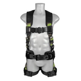 Frontline 110CTB-CF-XL-2X Combat™ Lite Camouflage Full Body Harness (Size:XL-2X) | Suspension Trauma Straps| Green Camouflage Style| OSHA & ANSI Compliant
