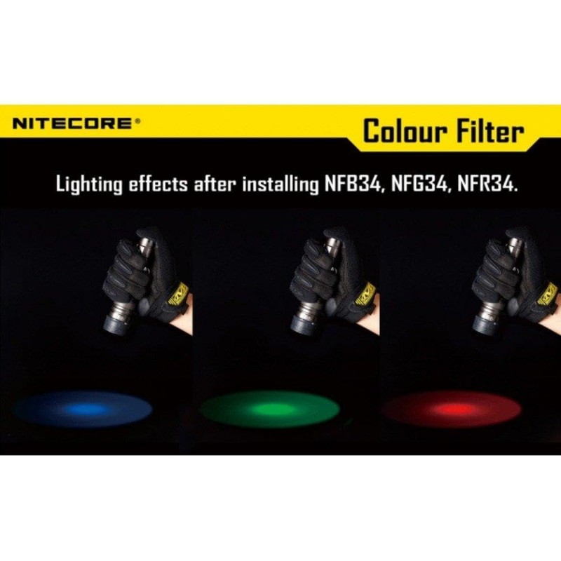Nitecore NFR34 - Filtro Rosso per MT25/MT26/EC25