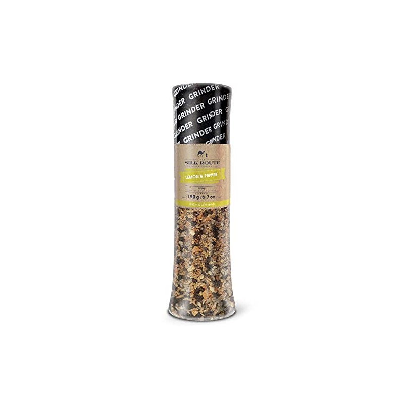 Silk Route Spice Company Lemon Pepper Giant Grinder 190G