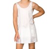 I.C. Collections Big Girls White Sleek Nylon Slip, 8