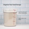 Cambro 4 QT (Quart) Round Food Storage Container with Lid