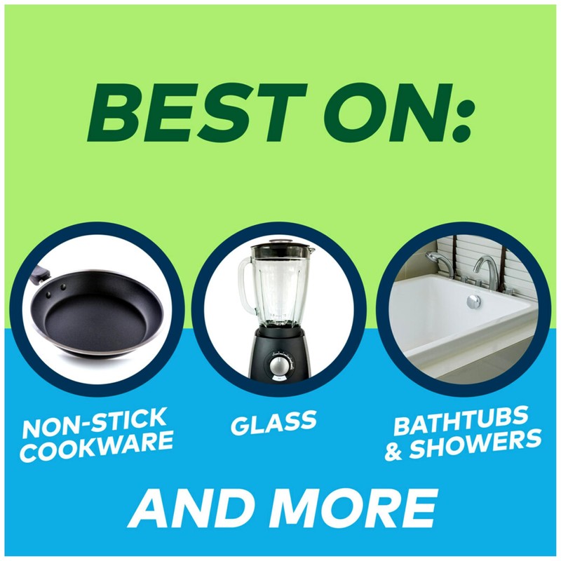 Scotch-Brite Non-Scratch Dishwand Refill, 14 Dish Wand Sponge Refills, Removes