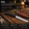 IPEA Coltelli da Tavola per Bistecca e Carne punta Tonda-