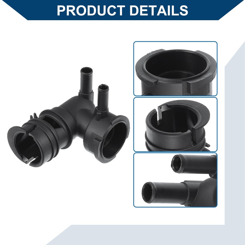 Hihaha 1 Set No.1643131490/1640162100 Engine Radiator Coolant Filler Neck with