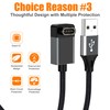 AGVEE 1.5ft Charger Cable for Garmin Watch, L-Shape Braided Charging