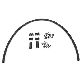 Manguera para Lavaparabrisas de Coche, 50 Cm, 19,7 Pulgadas, Manguera Rociadora para Limpiaparabrisas, Kit de Conector de Tubo Corrugado, Piezas Universales para Coche