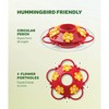 Hummingbird Feeder 10 oz [Set of 2] Plastic Feeders for