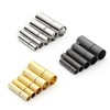 Linsoir beads Strong Cylinder Bayonet Push Clasps Brass Cord Ends