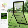 4*7Ft Baseball Rebounder, Adjustable Lacrosse rebounder with 5 Angles, Stable