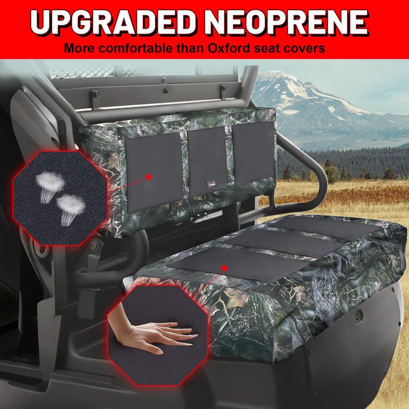 StarknightMT Mule 4010 Seat Cover Upgraded Neoprene Compatible with Mule