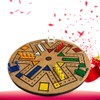 Wooden Board Game Flying Chess Peg Board Game Family Game
