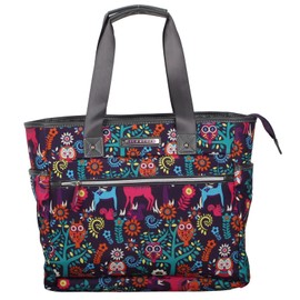 Lily Bloom 14 Inch Satchel Women Handbag Tote Bag, Shoulder Bag (One Size, WildWoods)