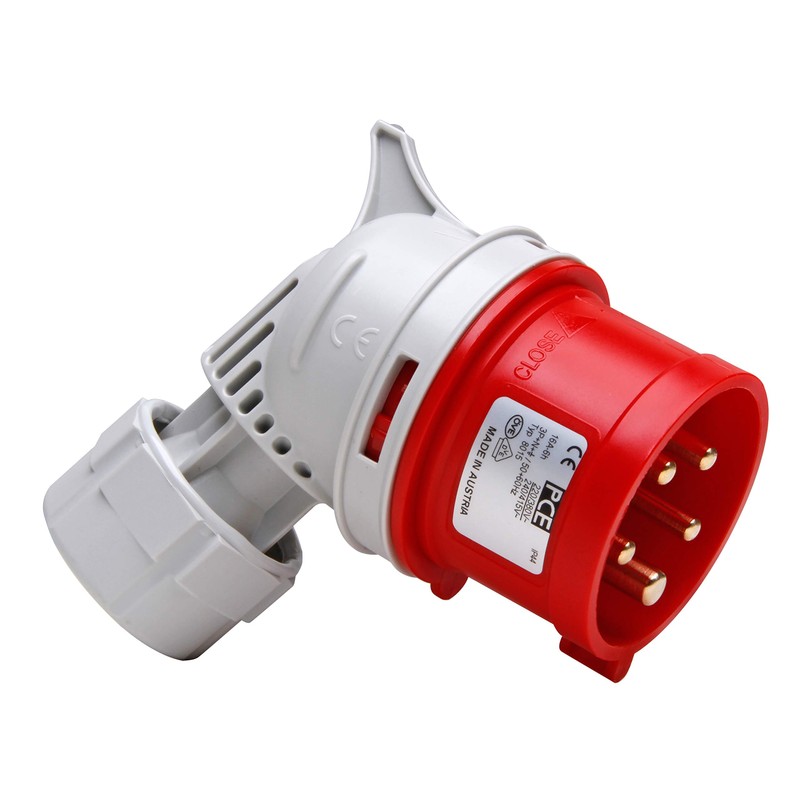 Kopp 108000001 CEE Angled Plug 5-Pin 16 A 400 V