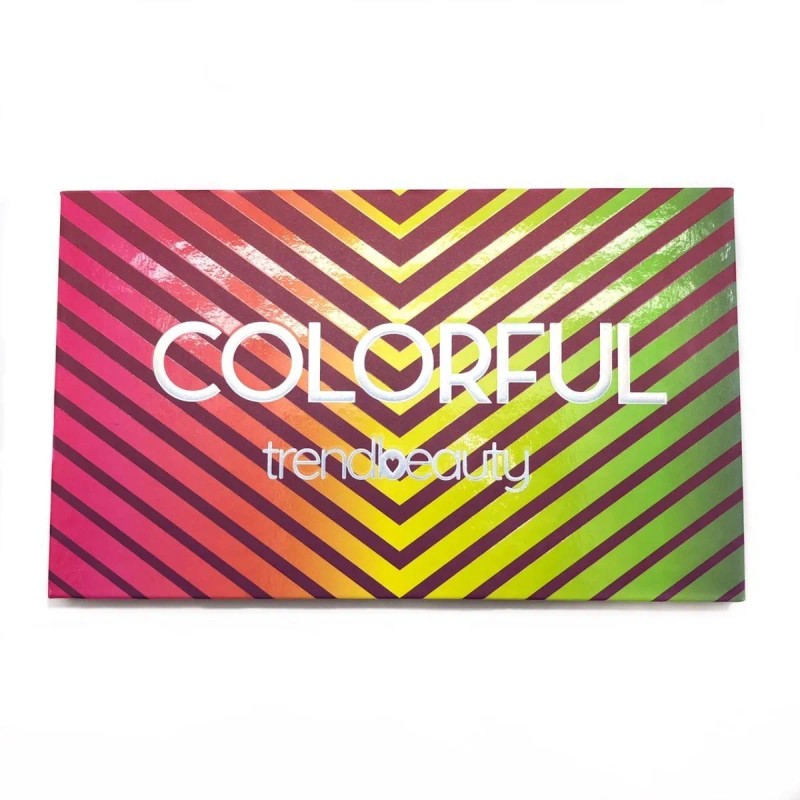 Paleta 28 Sombras Colorful Trend Beauty Original 28 Tonos Mate