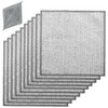 10 Pcs Double Layer Stainless Steel Scourers, 20x20cm Wire Dishwashing