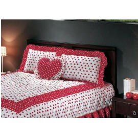 Primavera Colcha Reyna Matrimonial Con 2 Cojines