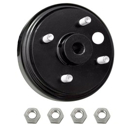 Golf Cart EZGO Brake Drum Hub Assembly (Electric) for EZGO TXT 1982-Up, EZGO TXT Brake Drum (24 Spline) Replace OEM # 19186G1P 19186-G1